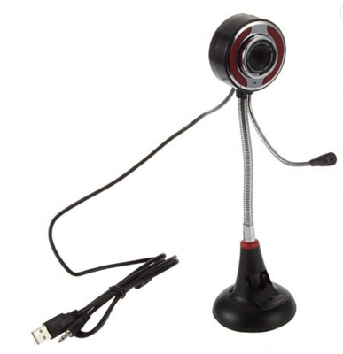 USB Elastyczna rurka na gęsiej szyi Uchwyt na kamerę internetową z mikrofonem Kamera mikrofonowa 58*250 Mm