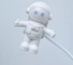 Wytrzymałe elastyczne ramię gęsiej szyi Spaceman Astronaut LED Night Light Adjust